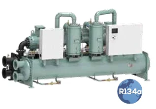 Hitachi WZ series water-cooled screw chiller reference image