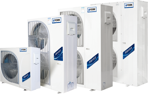 YORK YVAT series outdoor heat pump reference image